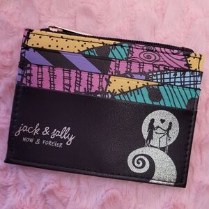 Nightmare Before Christmas Card Wallet with Zip.